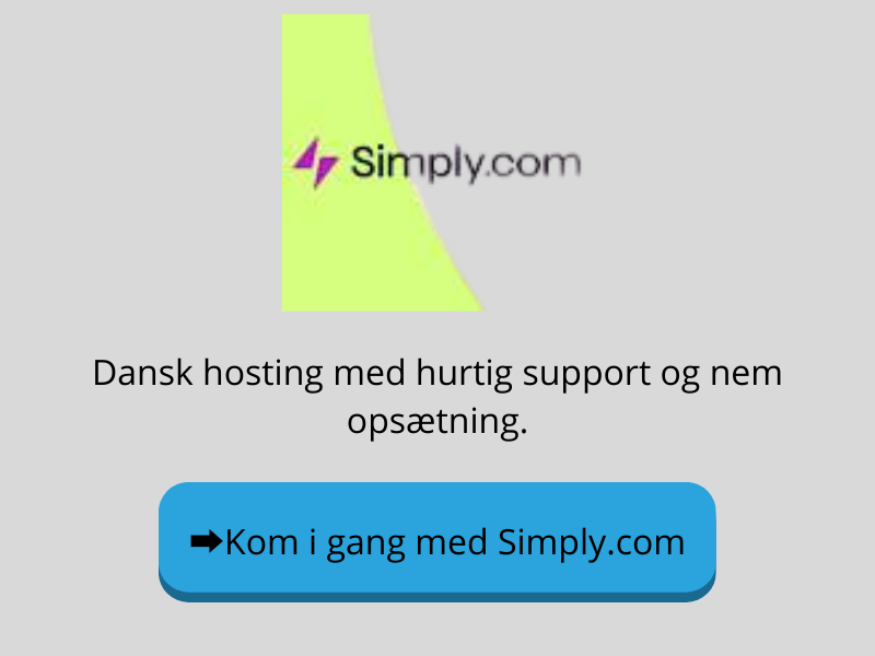 simply.com -Dansk hosting med hurtig support og nem opsætning.
