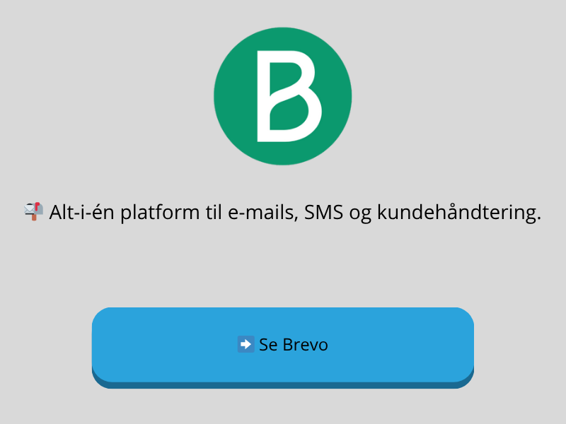 BREVO - et værktøj nyhedsbreve og e-mail automation for selvstændige