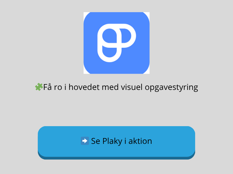 Plaky - planlægningværktøj for selvstændige 