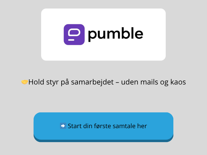 Pumble - kommunikationsværktøj for selvstændige 