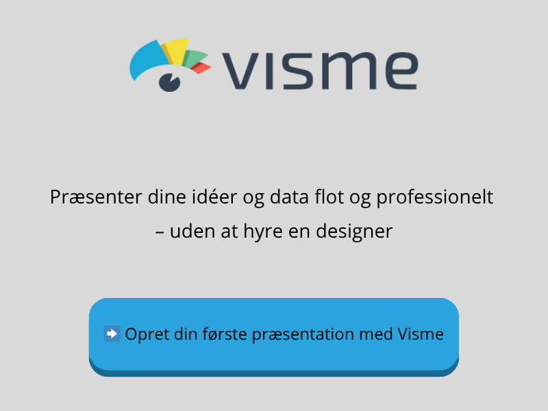 visme - forretningsgrafik og interaktive præsentationer. Webdesign og branding for selvstændige 